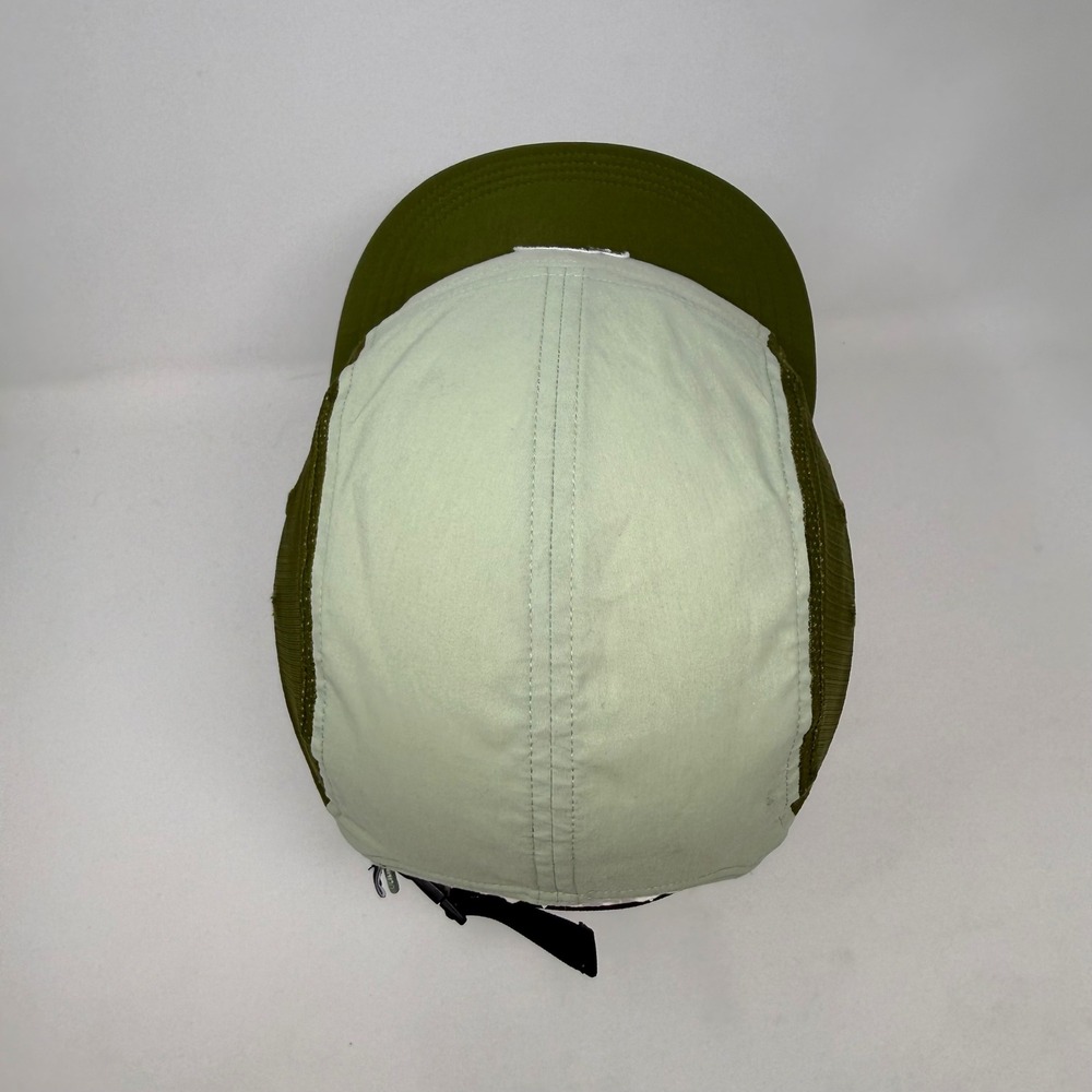 The North Face Class V Camp 5 Panel Hat Cap Sage Olive Green Mesh Adjustable Cap - Picture 6 of 11